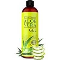 Los mejores  - Gel de Aloe Vera Orgánico con 100% de Aloe Puro de Aloe recién cortado- SIN ACRILADOS NI CROSPOLÍMETROS- por lo que se…